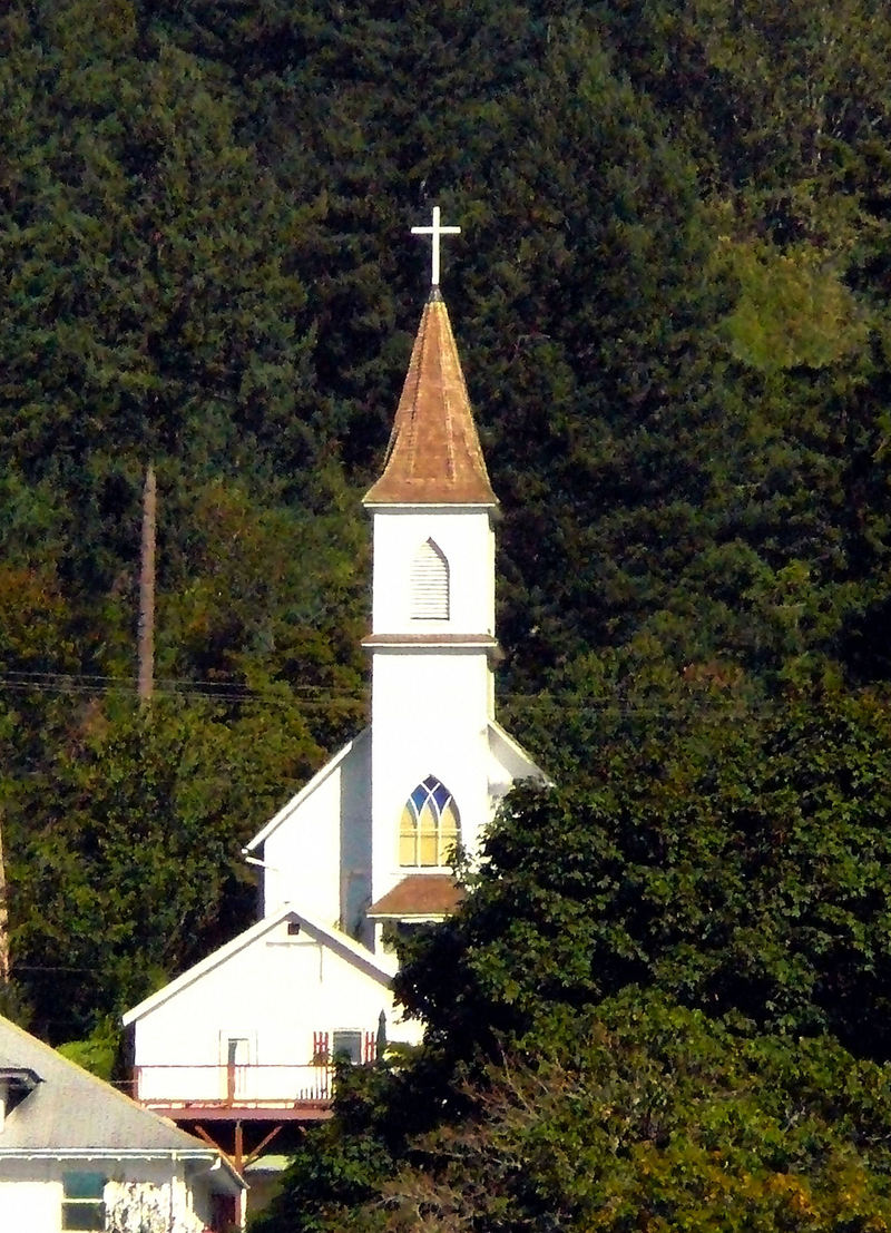 Kalama, WA: Church near downtown Kalama