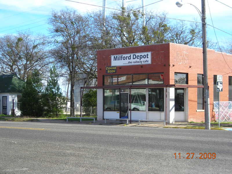 Milford, TX: The Milford Depot