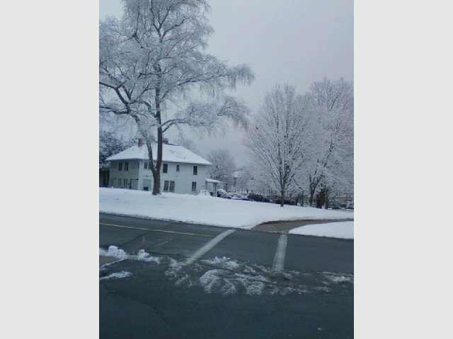 Johnson City, TN: VA Hospital campus in January.