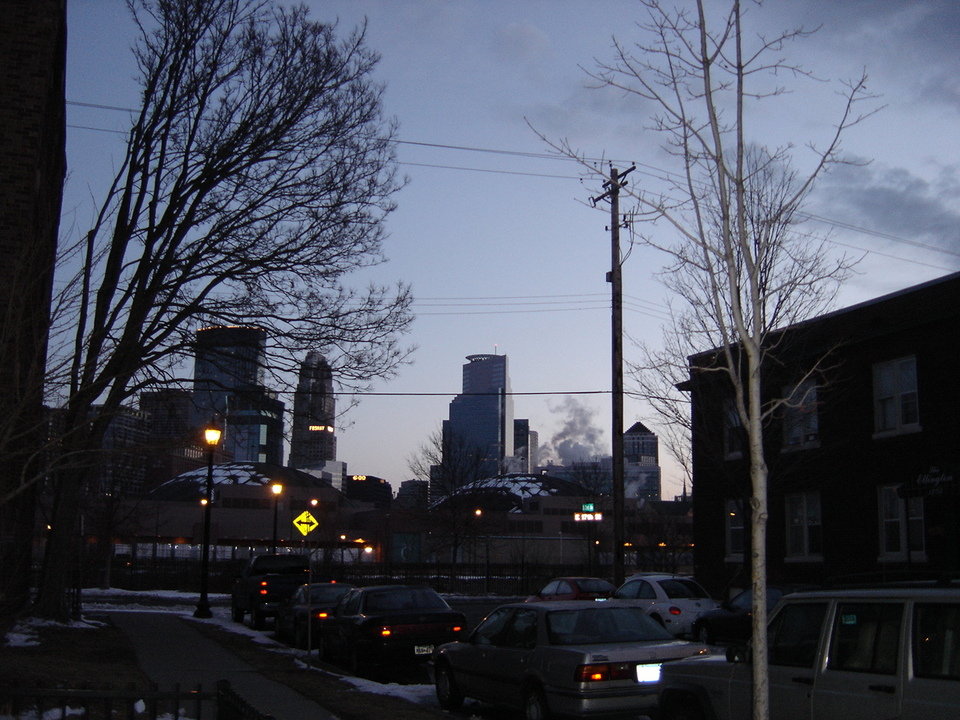Minneapolis, MN: Looking North from Stevens Square