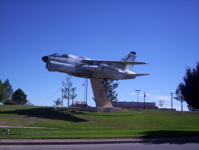 Farmington, NM: Fighter Plane near Airport, Farmington, NM