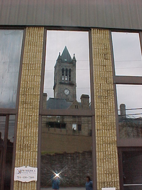 Uniontown, PA: Reflection of Uniontown Courthouse