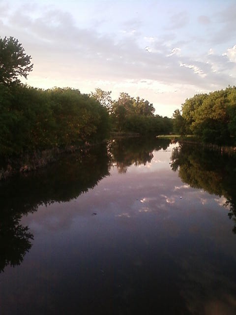 Watertown, SD: Big Sioux River along the walking trails