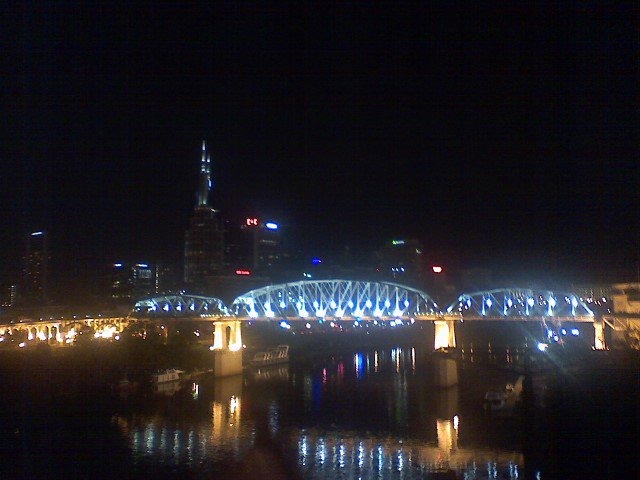 Knoxville, TN: Knoxville bridge near the stadium