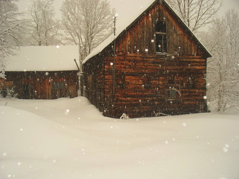 Stony Creek, NY: My snowy barn