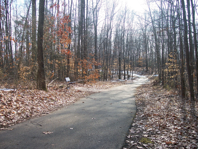 Manassas Park, VA: Signal View Park Trail in Winter 2011