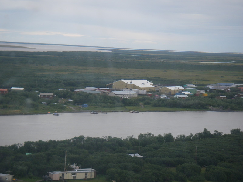 Alakanuk, AK On approach to Alakanuk photo, picture, image (Alaska