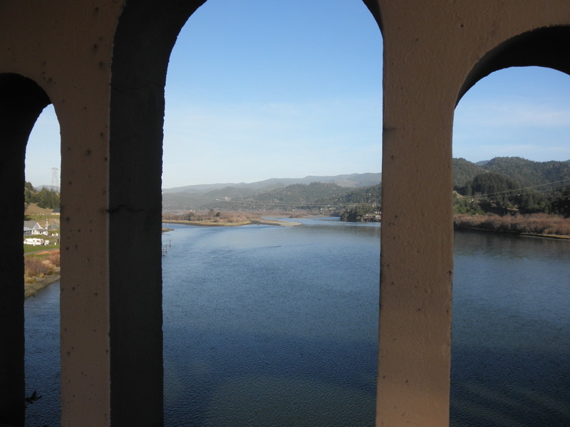 Gold Beach, OR: beautiful view from Patterson Bridge
