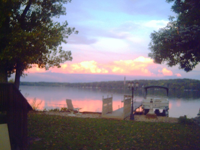 Silver Lake, WI: Sunset On Silver Lake