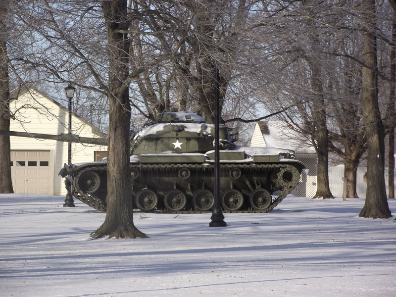 Marine, IL: Marine Tank in Park