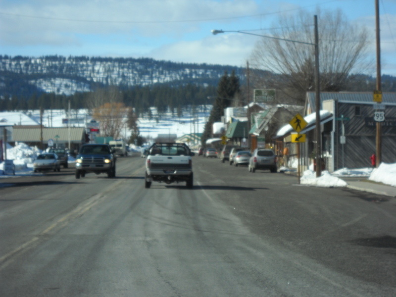 New Meadows, ID: Coming in to town from McCall