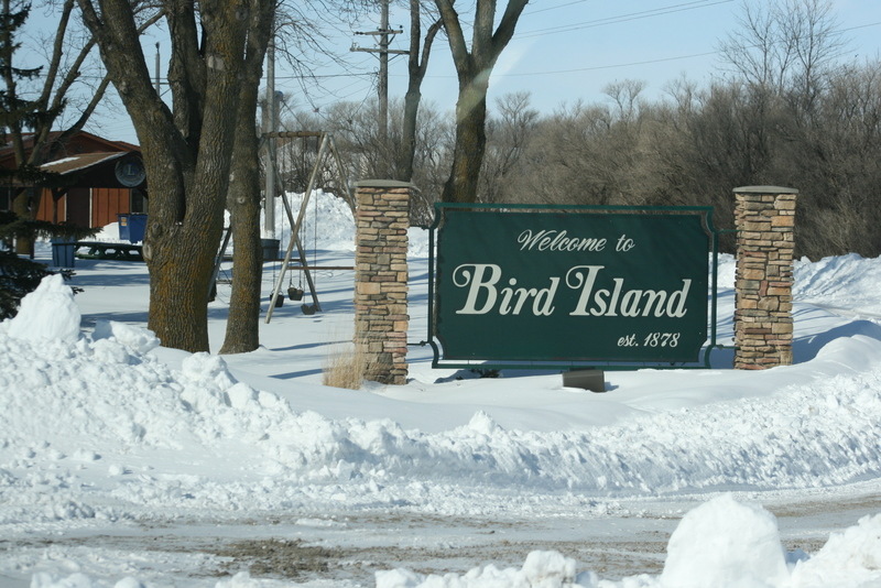 Bird Island MN Westbound Welcome Sign Park Off Hwy 212 Photo   Cfiles79303 