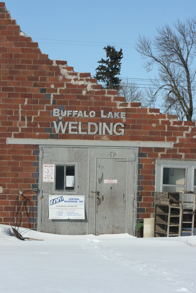 Buffalo Lake, MN: Tornado Hit Welding Shop off Main Street