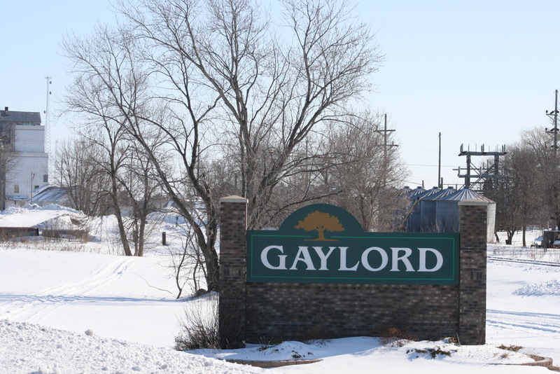 Gaylord, MN: Eastbound Welcome Sign off Hwy 19