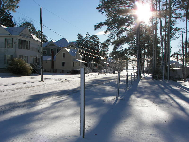 Belhaven, NC Winter on Water Street photo, picture, image (North