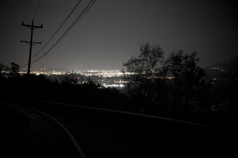 Signal Mountain, TN: Chattanooga at night