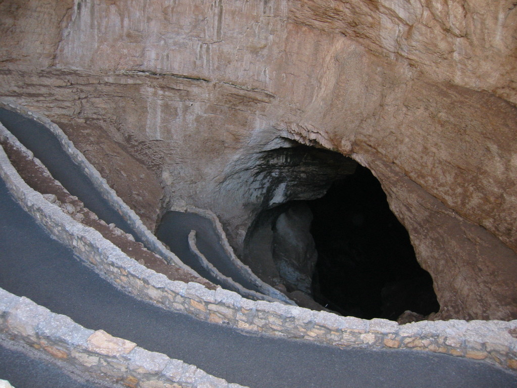 Carlsbad, NM: Entrance gate to Carlsbad Caverns
