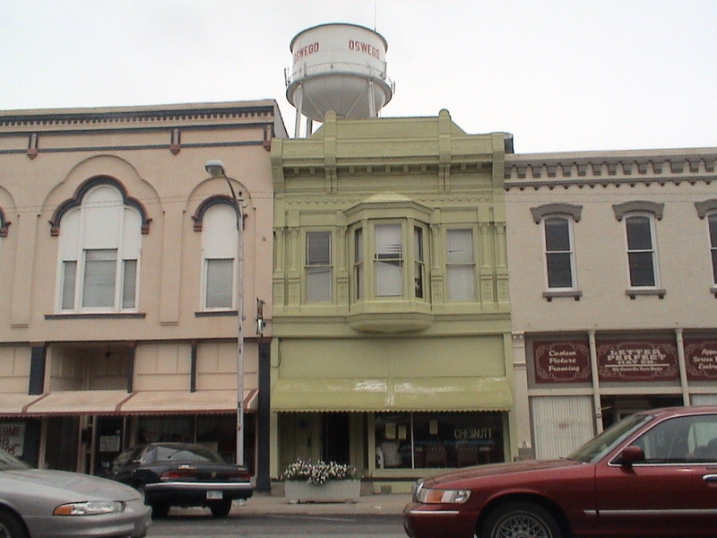 Oswego, KS: Oswego, Ks Store Fronts on Main Street