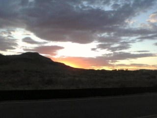 Los Lunas, NM: Sunset at Desert Sky