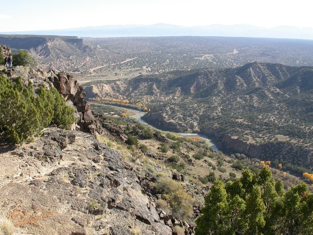 White Rock, NM: View from the White Rock NM Overlook Park to the North