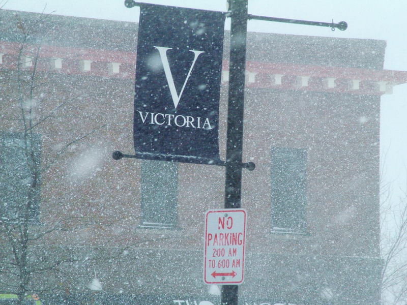 Victoria, MN: Snowy day in Victoria