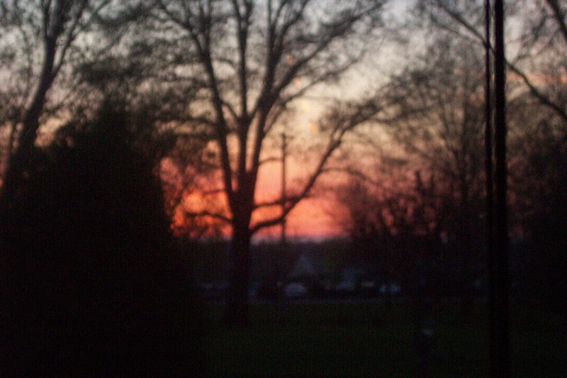 Greentop, MO sunset in my back yard in greentop photo, picture, image (Missouri) at