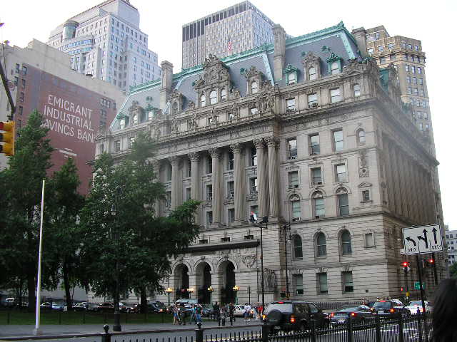 New York, NY: courthouse lower manhatten