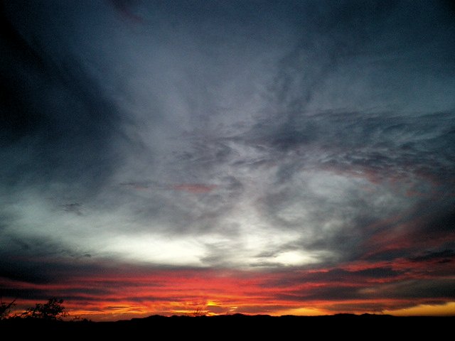 Oracle, AZ: Sunset from Oracle, AZ