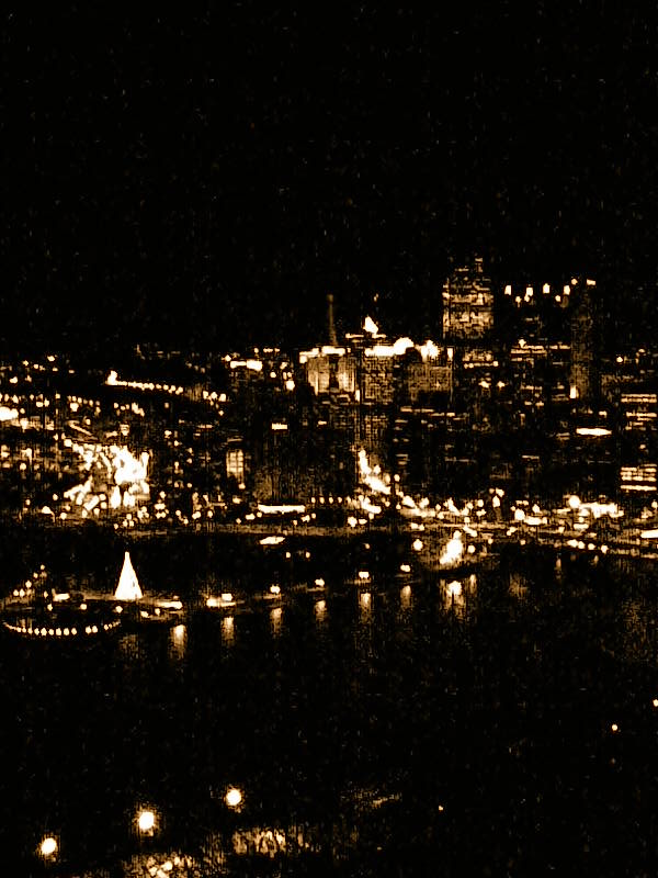 Pittsburgh, PA: Point Park and the City from Mt. Washington