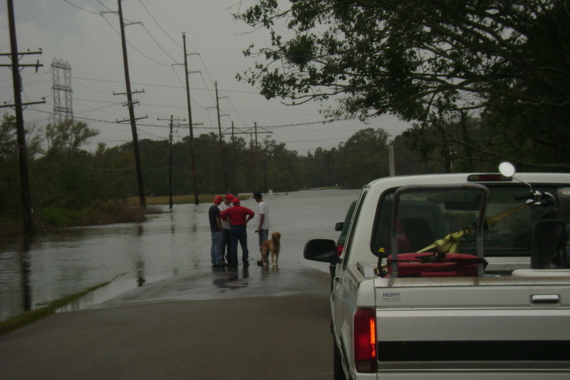 Port Neches, TX: Sara Jane Rd after Hurricane Ike