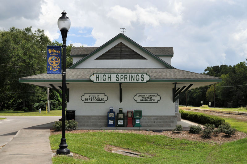 High Springs, FL: Chamber of Commerce. The old Train Depot