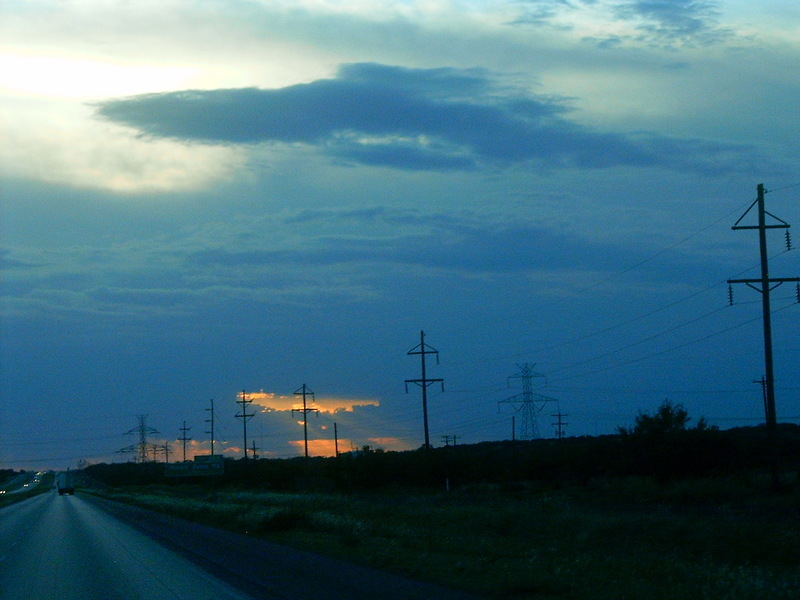 Merkel, TX: M ERKEL, TX. sunset view