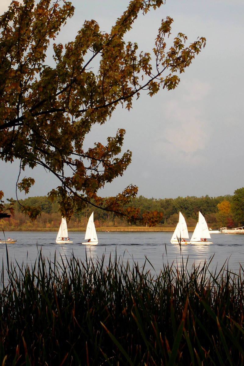 Haslett, MI: A summer afternoon on Lake Lansing