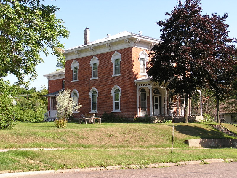 Chippewa Falls, WI: The LeDuc House built in 1875 Victorian Italianate style