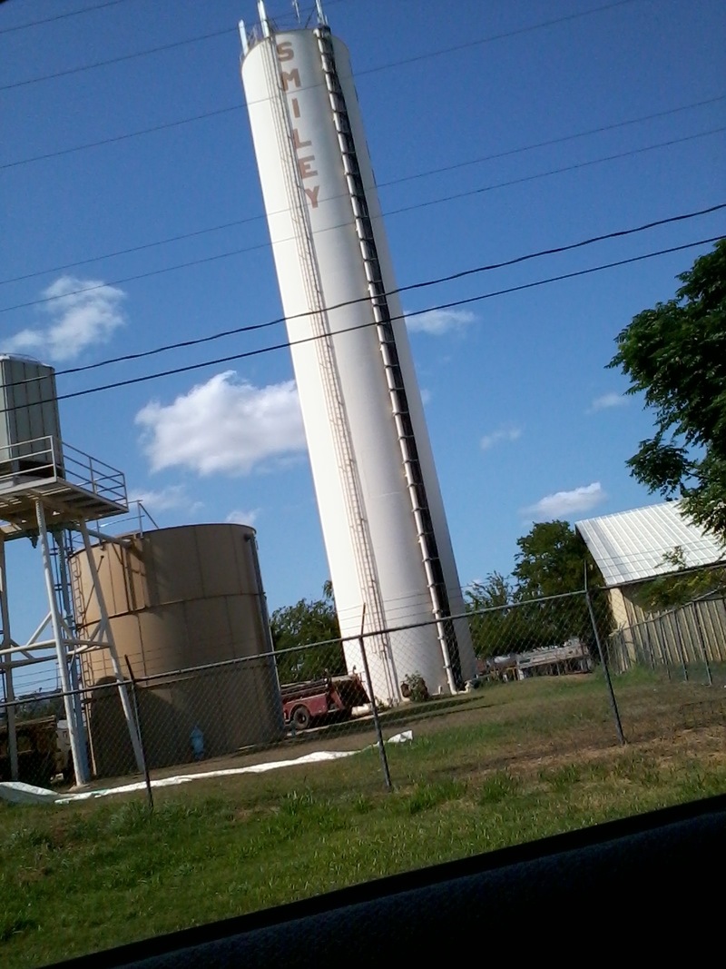Smiley, TX the smiley texas water tower photo, picture, image (Texas
