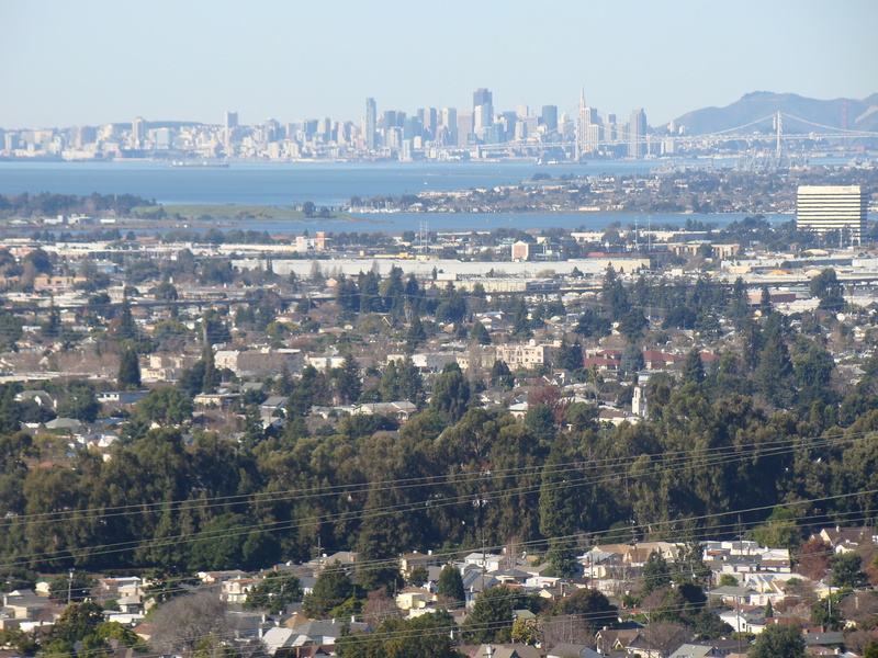 San Leandro, CA: View of the San Francisco Bay from San Leandro's Bay-O-Vista