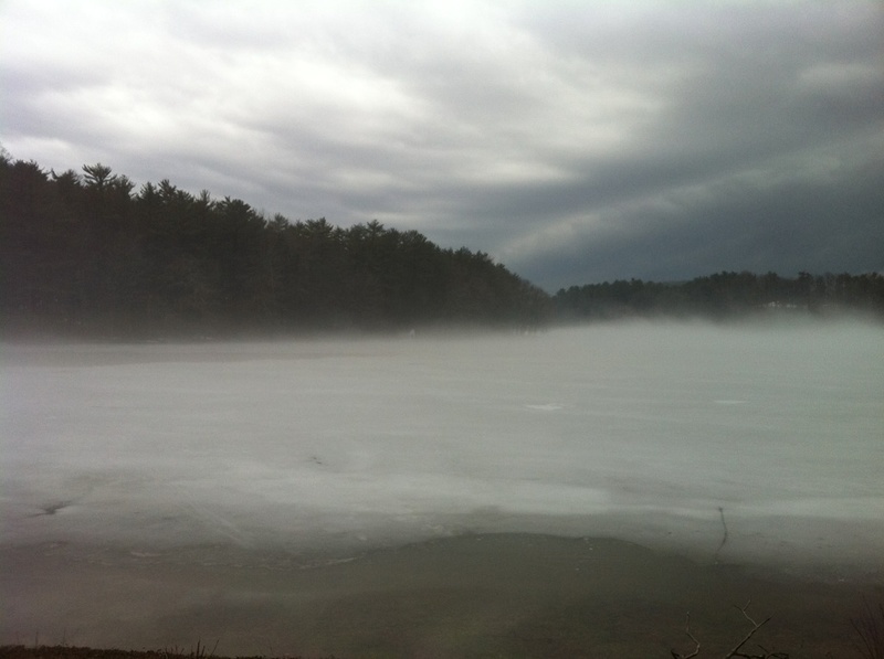 Pine Grove, PA: Sweet Arrow Lake with fog
