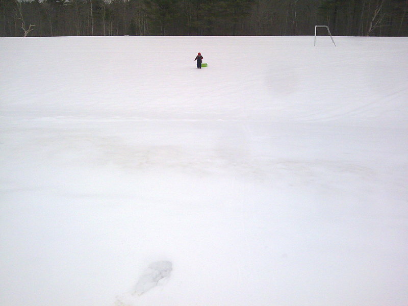 North Berwick, ME: Half of one of the three soccer fields just at the NB community center.
