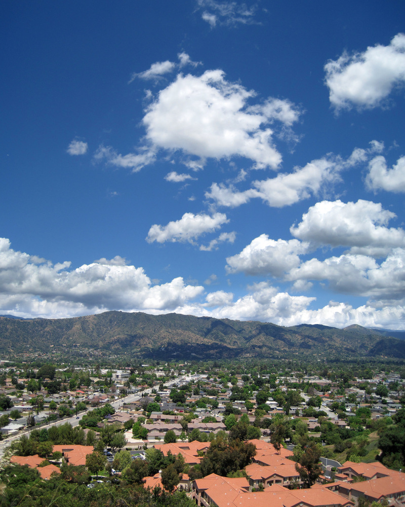 Glendora, CA : Looking out over Glendora from South Hills photo