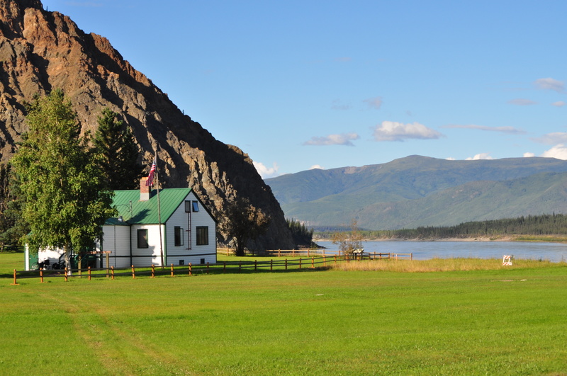 Eagle, AK BLM Building on the mighty YukonRiver photo, picture