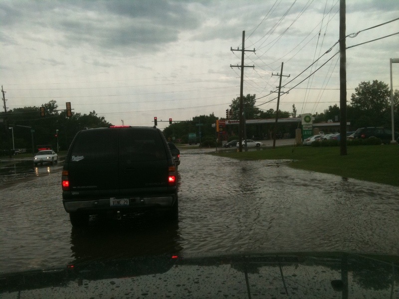 Olympia Fields, IL: Vollmer Road Floods