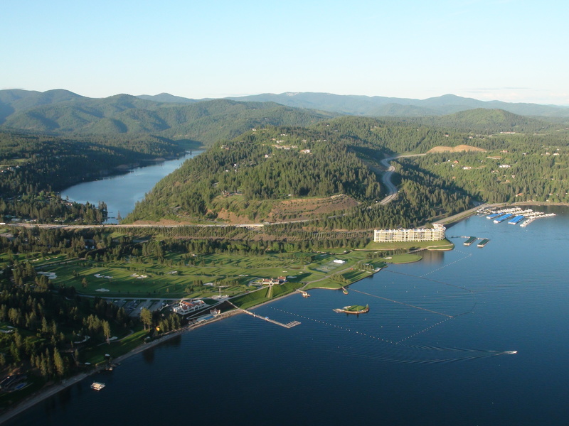 Coeur d, ID: Cd'a Resort Golf Course w/Floating Green