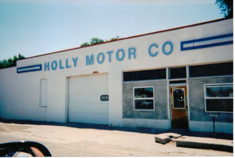 Holly, CO: Holly, Colorado vacation July 2003 before the tornado 'Holly Motor Co'