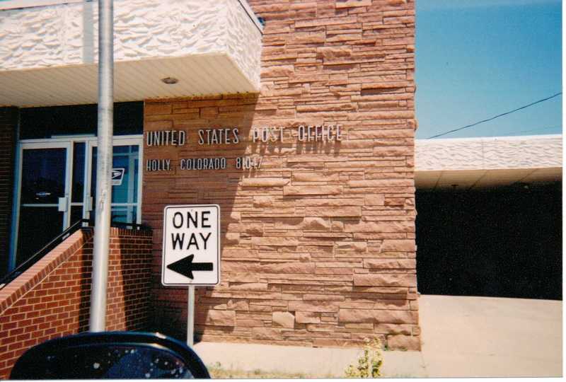 Holly, CO: Holly, Colorado vacation July 2003 before the tornado 'Holly US Post Office'