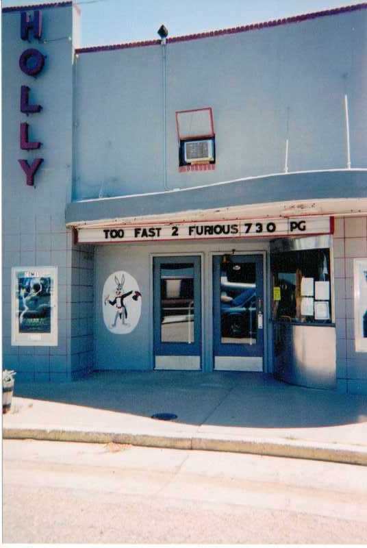 Holly, CO: Holly, Colorado vacation July 2003 before the tornado 'Holly Movie Theater'