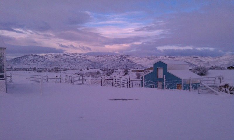 Oakley, UT: Oakley , Utah in winter