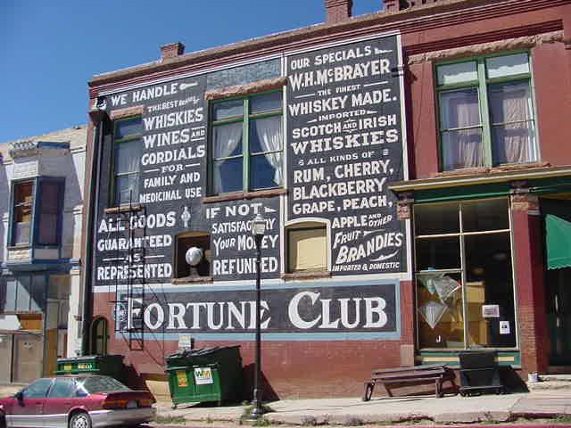 Victor, CO: Victor building advertisement