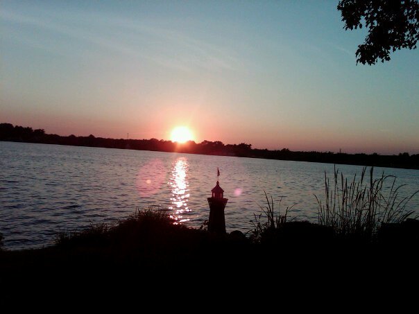 Coventry, RI: Sunset on Lake Tiogue by Alanna
