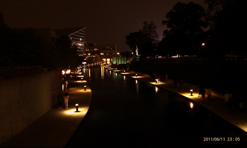 Indianapolis, IN: Late Night Canal