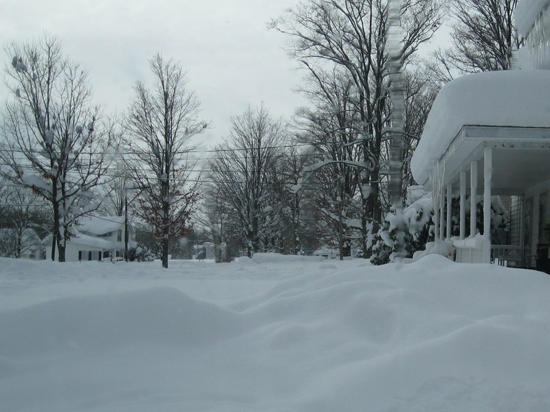 East Randolph, NY: Six feet of snow buried the town in a weekend in December 2010!